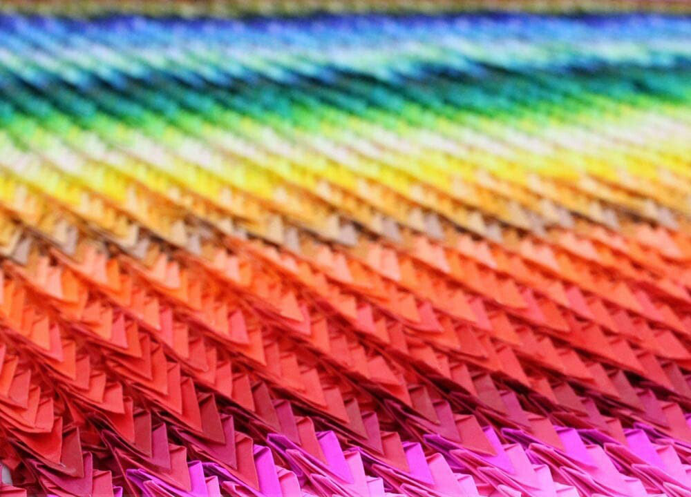 100-Colour Kami Origami Paper – 25 × 25 cm | Premium Japanese Folding Sheets UK