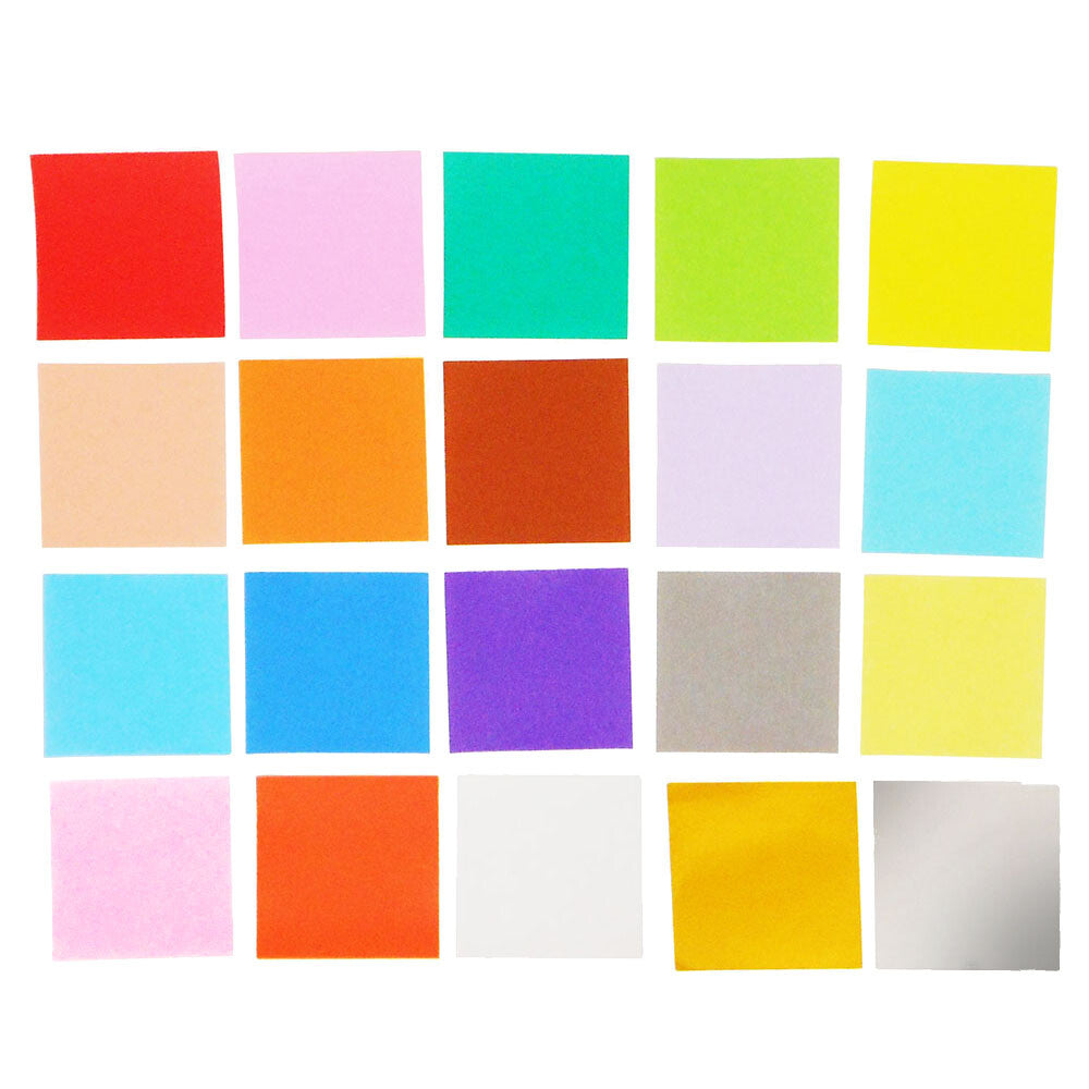 5cm Origami Paper, 400 Sheets, 20 Colours