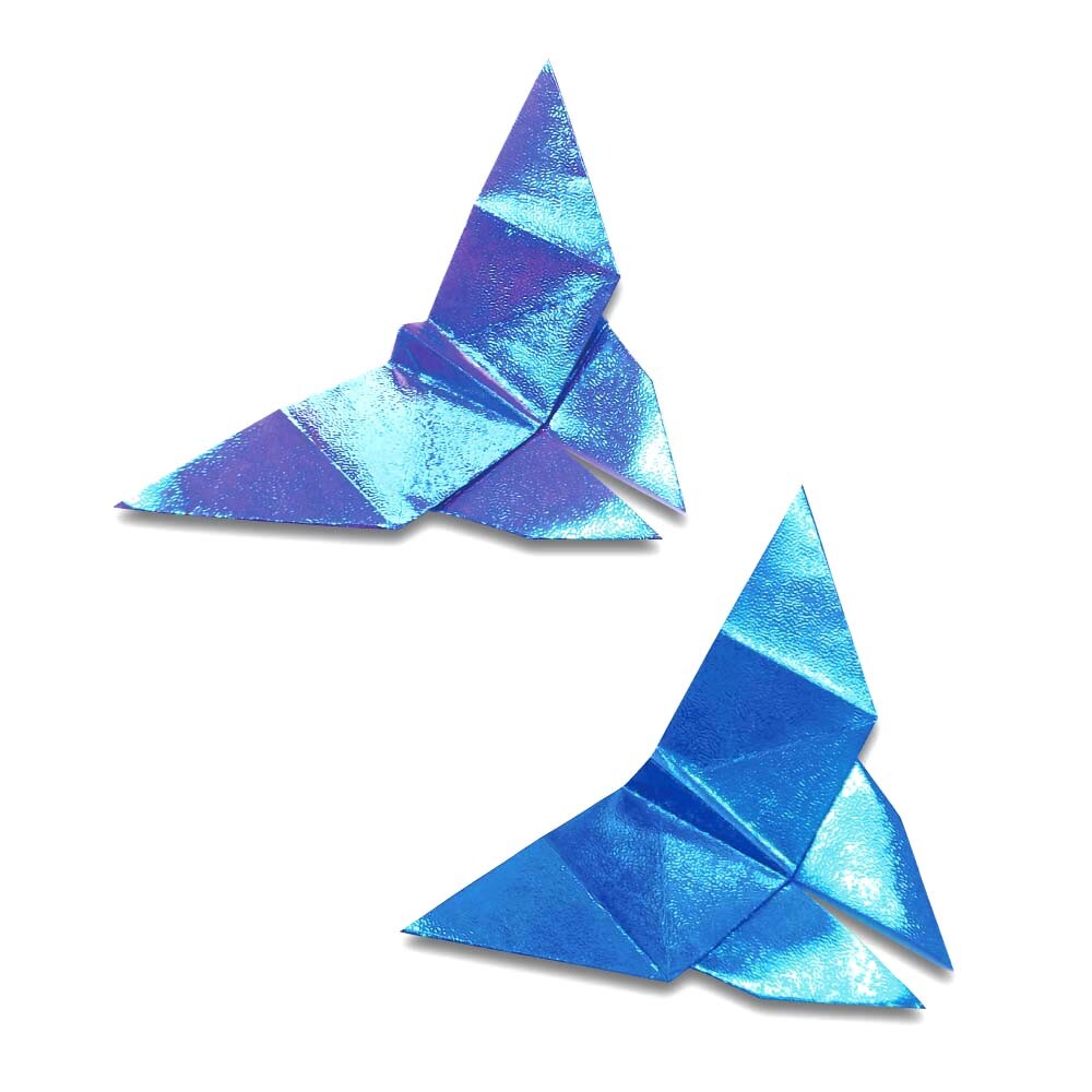 Origami Aurora Hologram Paper Pack – 10 Metallic Sheets (15cm x 15cm) | Japanese Craft Paper