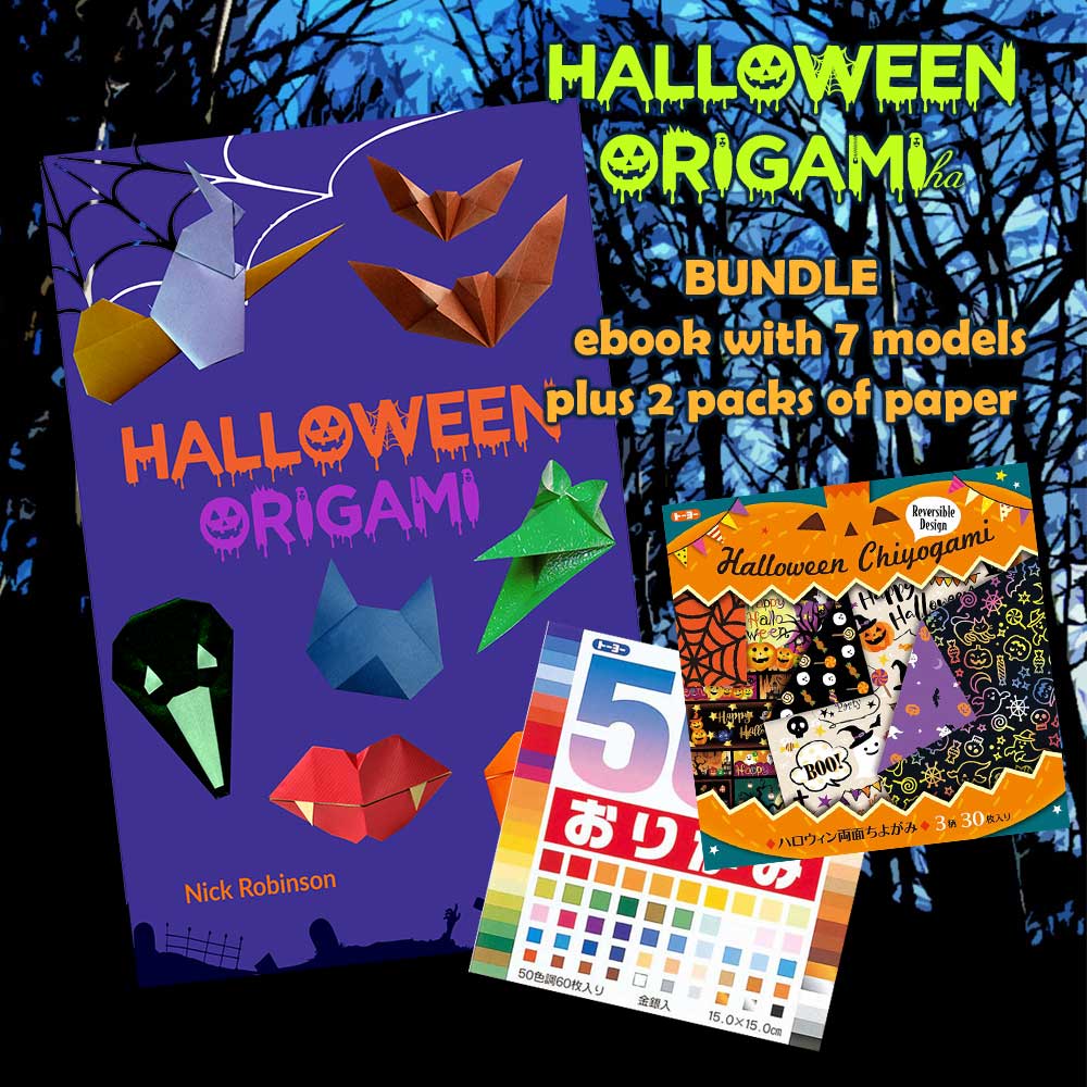 Halloween Origami Bundle – Spooky Models & Halloween Paper