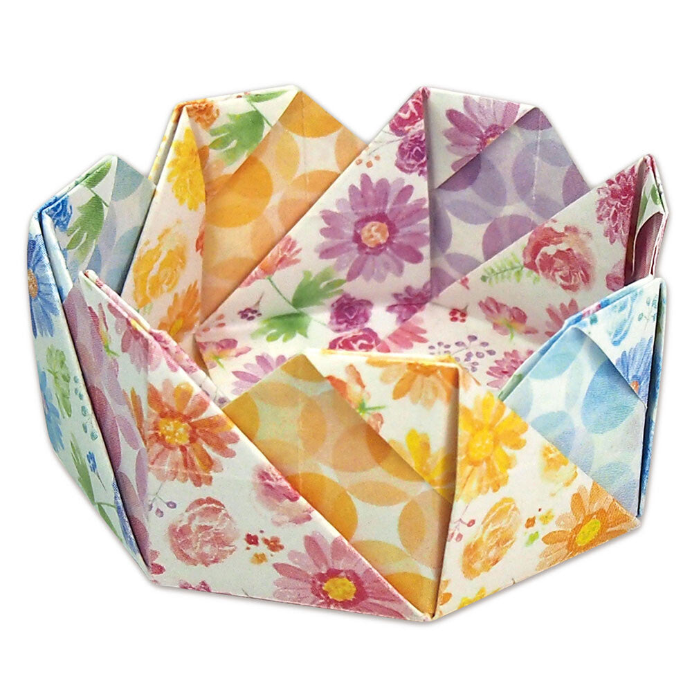 Double sided Chiyogami Paper | 120 sheets | 4 Patterns | 7.5x7.5cm