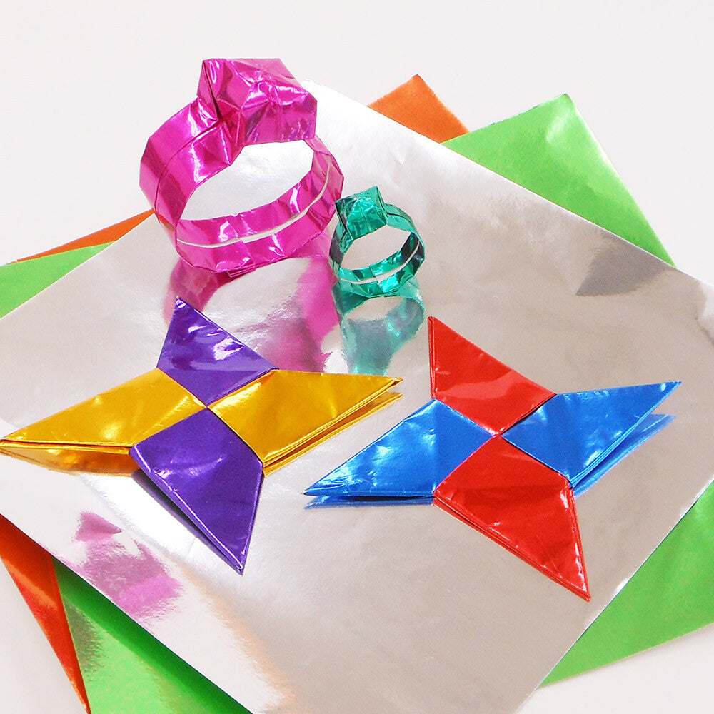Foil Colour Origami Paper | 15x15cm | 20 sheets | 10 Colours