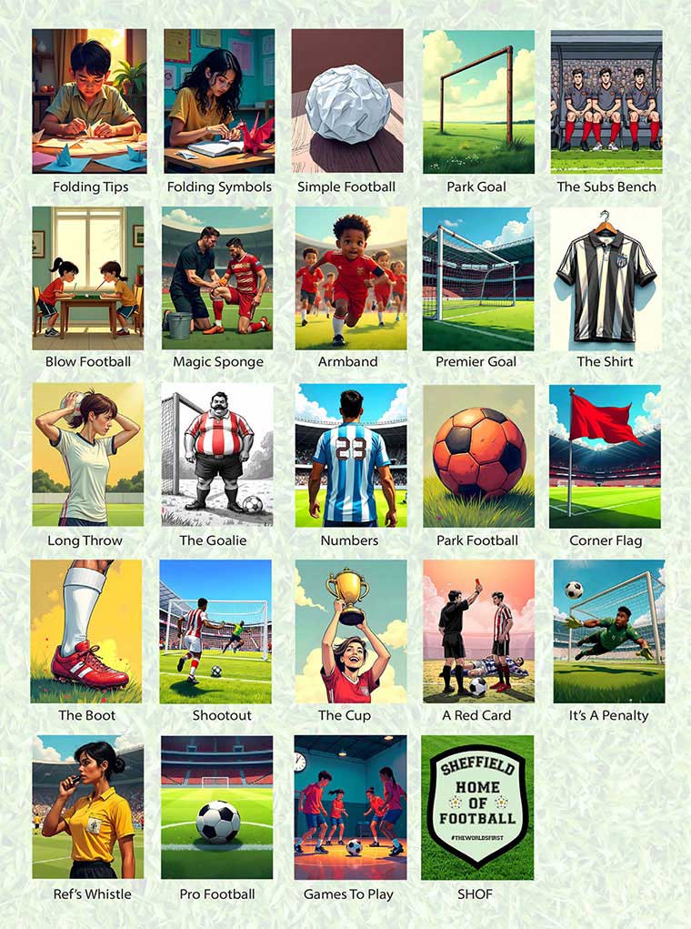 Footigami - where Football meets Origami!