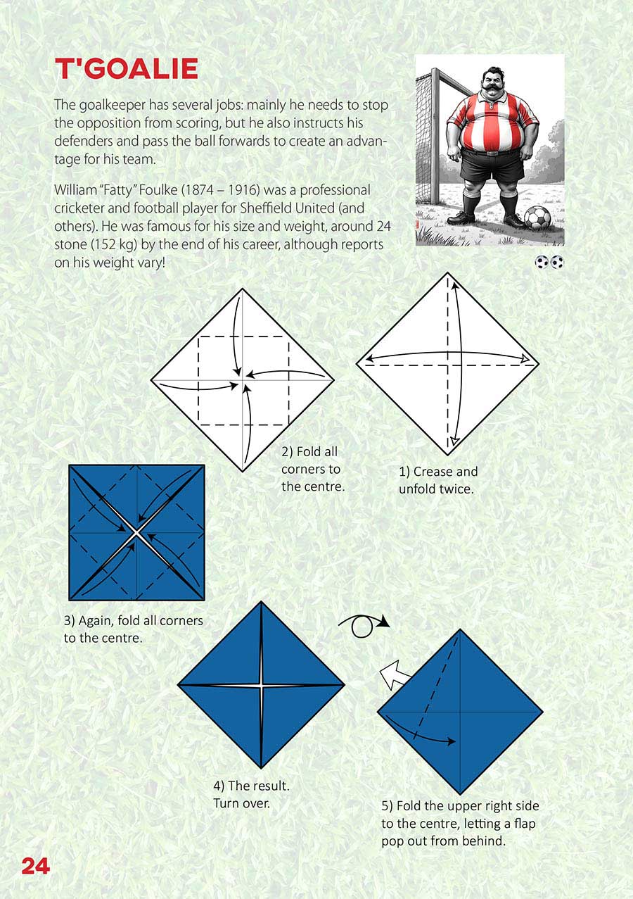 Footigami - where Football meets Origami!