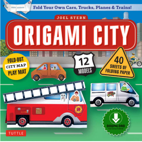 Origami City - fold your own Cars, Trucks, Trains and Planes!