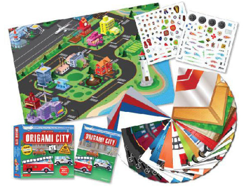 Origami City - fold your own Cars, Trucks, Trains and Planes!