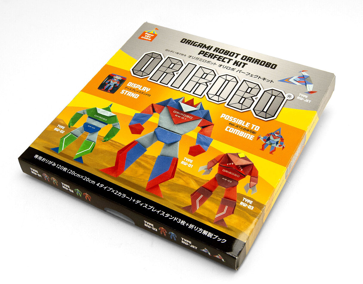 Origami Robot Kit – ORIROBO Perfect Set with Stand & Instructions