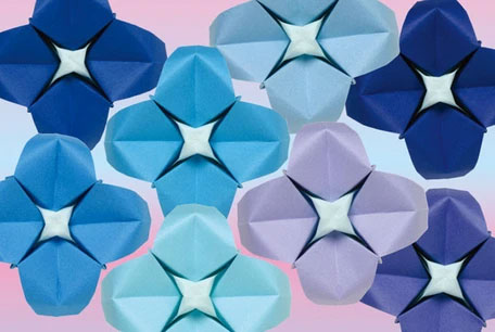 Tant Origami Paper - Blue Set | Various sizes | 12 Colours
