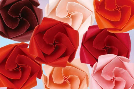 Tant Origami Paper - Red Set | Various sizes | 12 Colours