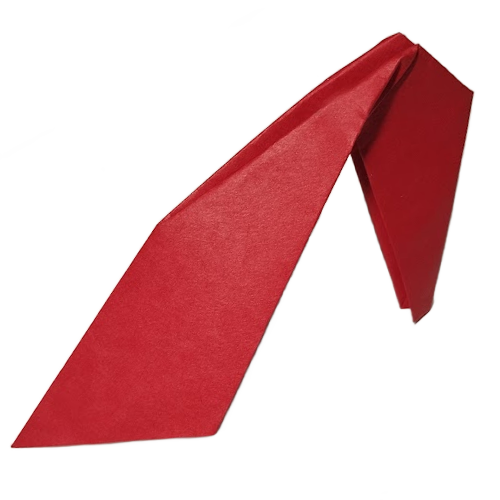 Origami High-Heeled Shoe diagram