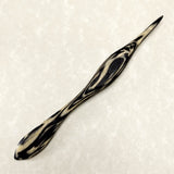 Hand-Crafted Wooden Origami Folding Tool (black/white) | Limited Edition