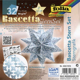 Bascetta Star Origami Kit – Patterned 15x15 cm, 32 Sheets