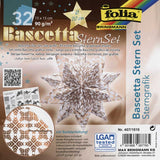 Bascetta Star Origami Kit – Patterned 15x15 cm, 32 Sheets