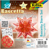Bascetta Star Origami Kit – Patterned 15x15 cm, 32 Sheets