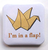 Origami Pin Badges for Bags, Jackets & Backpacks
