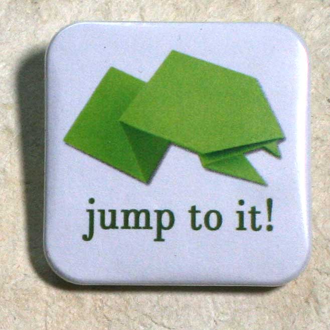 Origami Pin Badges for Bags, Jackets & Backpacks