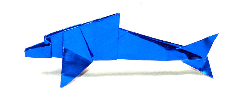 Foil Origami Paper – Vibrant Blue or Purple 15 × 15 cm | 10 Sheets Metallic Craft Paper