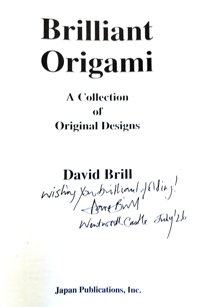 Brilliant Origami by David Brill | Advanced Origami Book