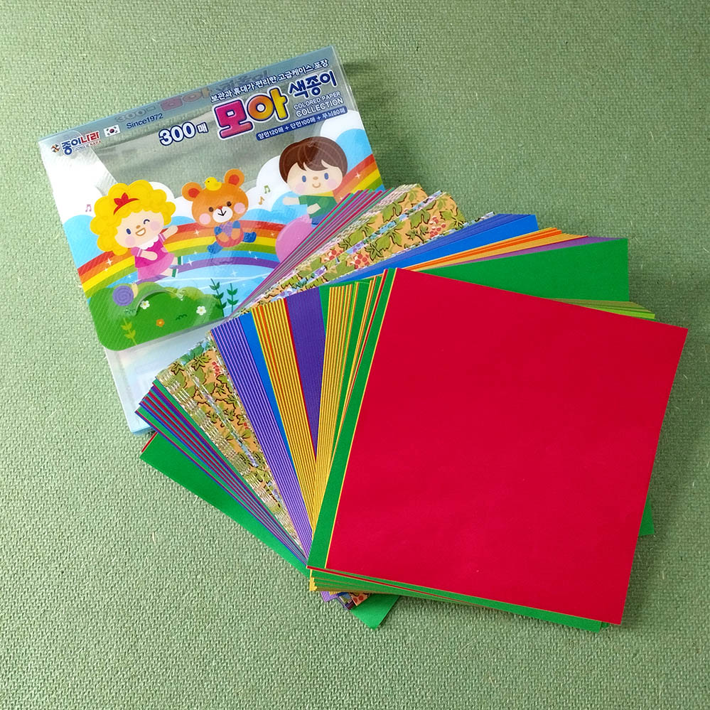 Mixed Paper Collection 300 Sheets | Origami & Craft Paper Set