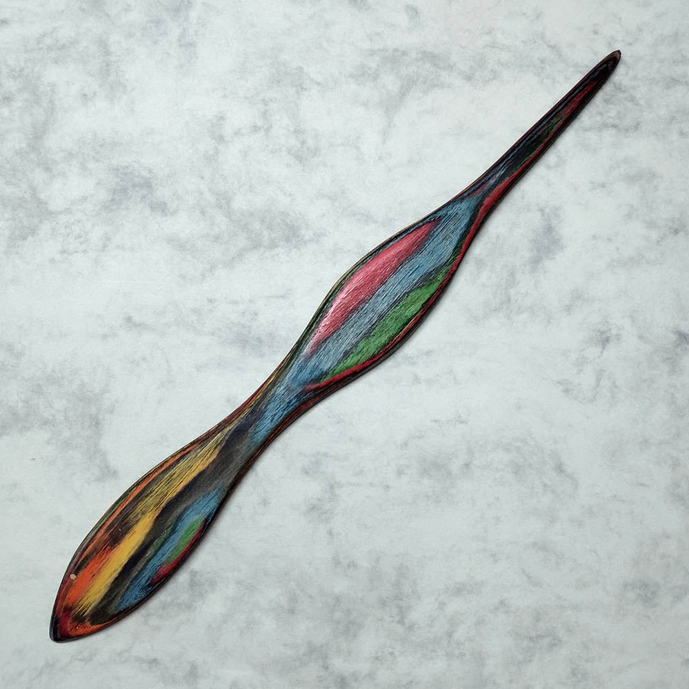 Hand-Crafted Wooden Origami Folding Tool (multi-coloured #2) | Limited Edition