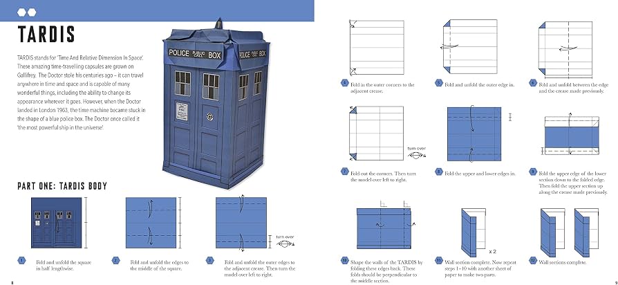 Doctor Who Origami by Mark Bolitho | Origami Book