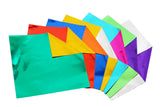 Double-Sided Coloured Foil Origami Paper – Set 1, 20 Sheets, 10 Colours, 15cm