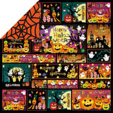 Halloween Chiyogami Origami Paper – Reversible Japanese Paper, 30 Sheets