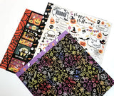 Halloween Chiyogami Origami Paper – Reversible Japanese Paper, 30 Sheets