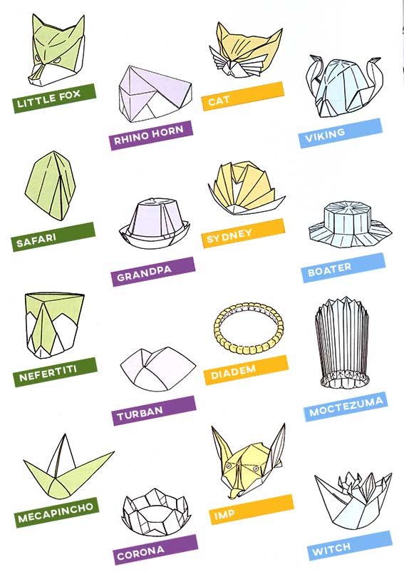 Fold, Wear, Smile - the Origami Hat Book
