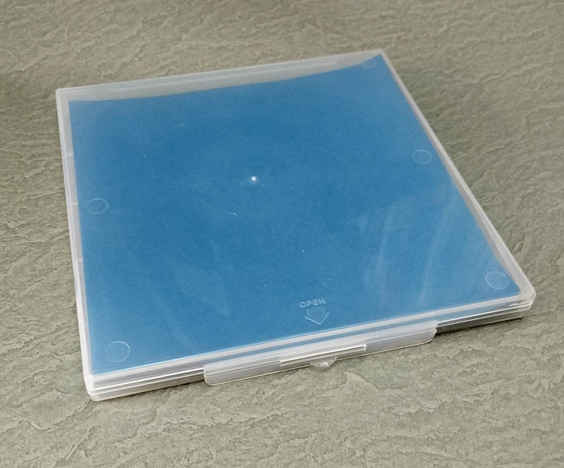 Plastic Origami Paper Storage Case | Attached Lid