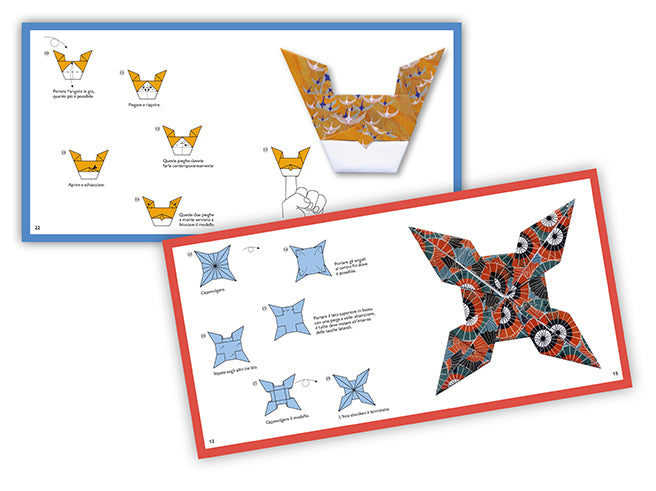 Kit origami – 10 Fantasie Samurai (Italian)