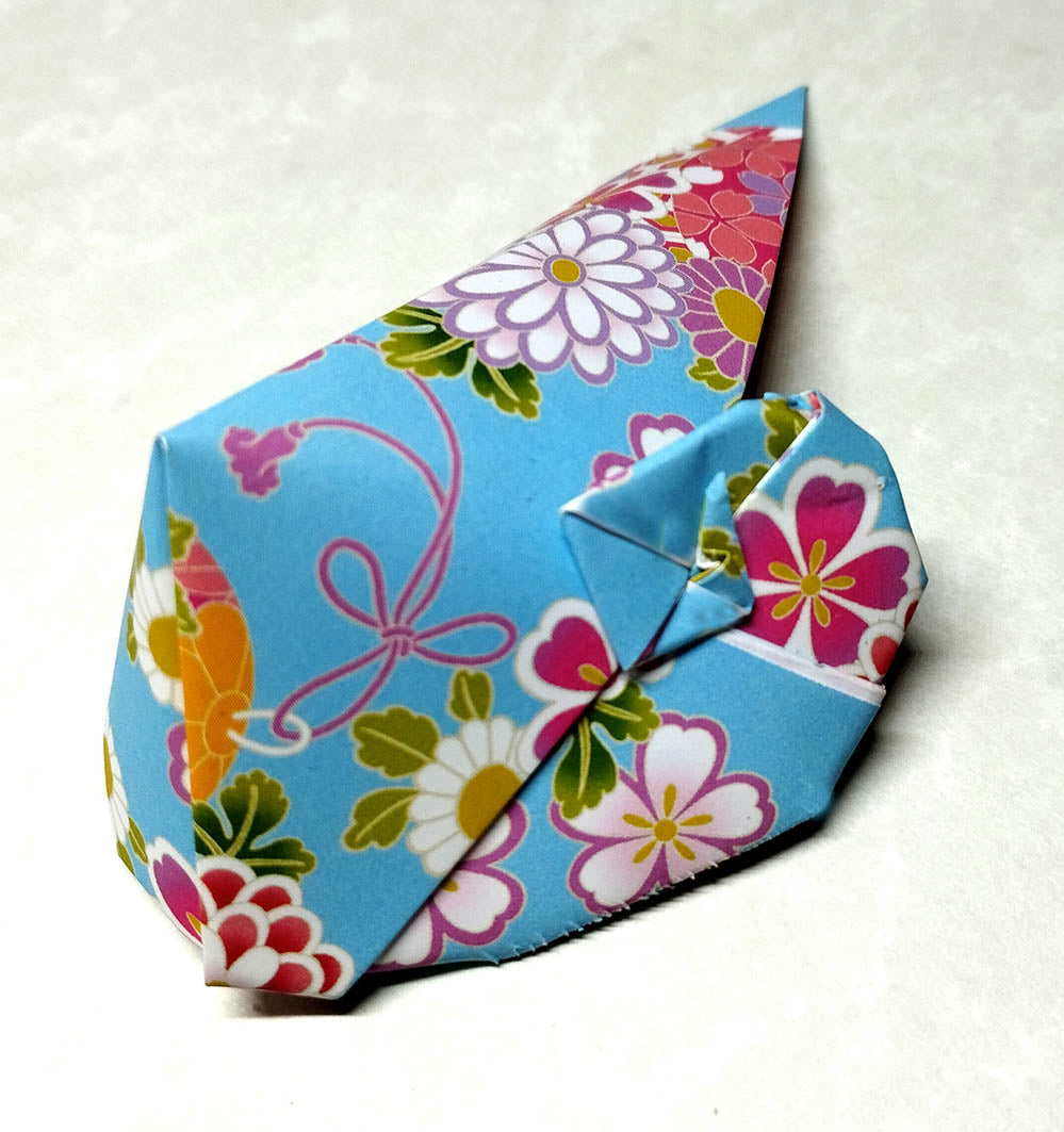 Stone Paper Kyo-Yuzen Hana Origami Paper 15cm | Waterproof Stone Paper (12 Sheets)