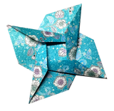 Japanese Washi Chiyogami Hana Kyo Yuzen 15cm