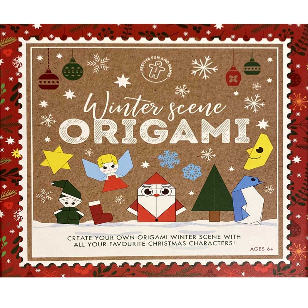 Winter Scene Origami – Professor Puzzle