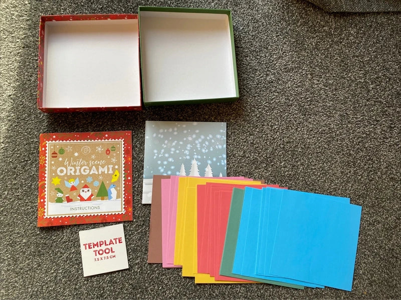 Winter Scene Origami – Professor Puzzle