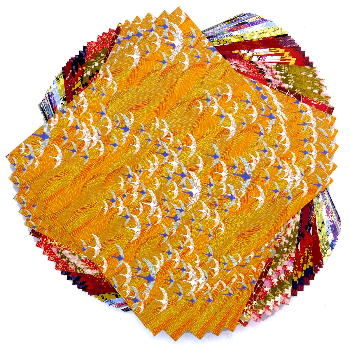 Japanese Patterned Origami Paper 18cm | 100 Sheets