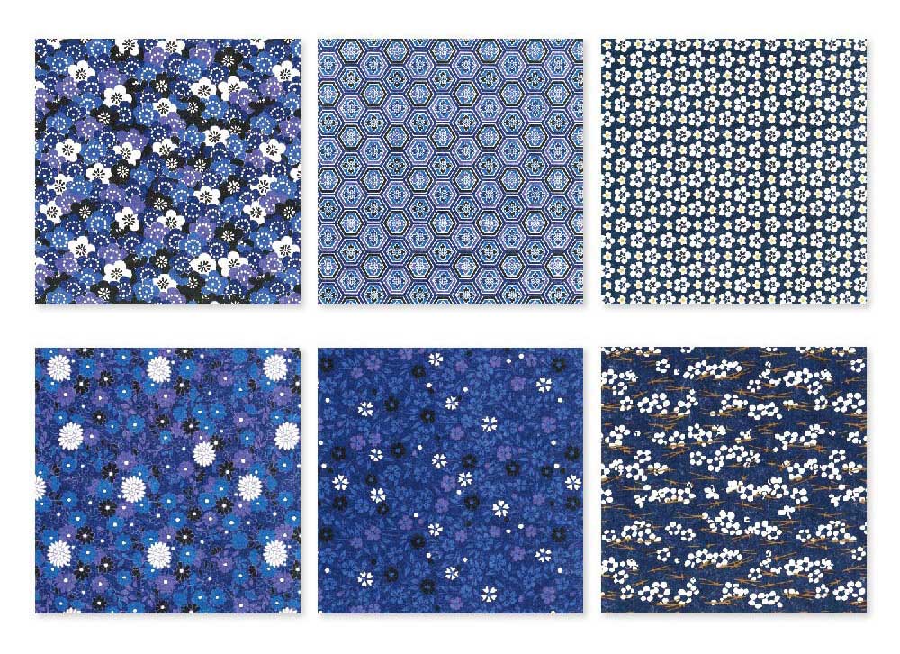 Yuzen Chiyogami Origami Paper – 7.5 × 7.5 cm | 120 Sheets Japanese Patterned Washi