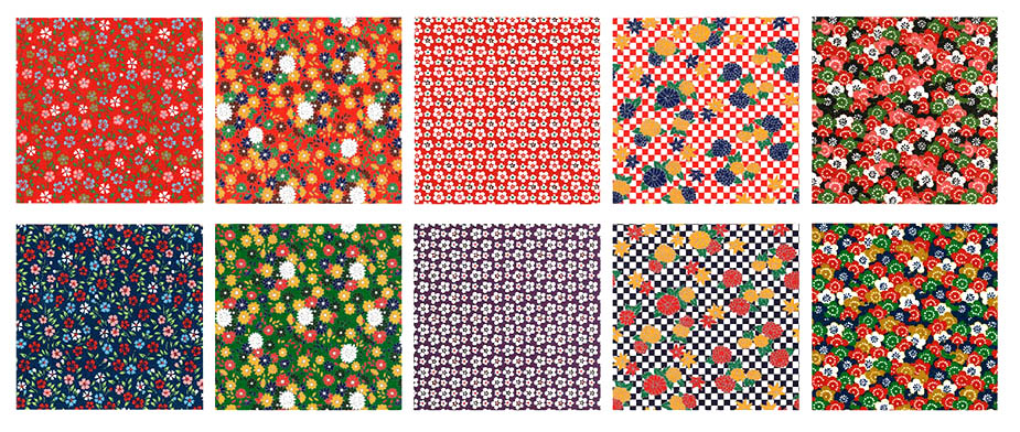 Yuzen Chiyogami Red Origami Paper – 120 Sheets, 7.5cm
