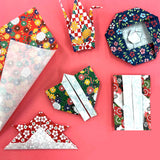 Yuzen Chiyogami Red Origami Paper – 120 Sheets, 7.5cm